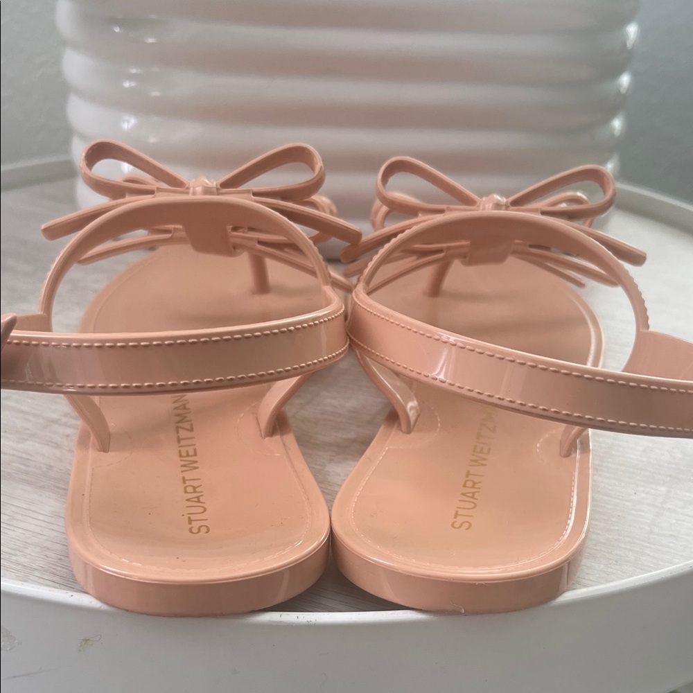 Stuart Weitzman Women's Nude Sandals - Picture 7 of 11